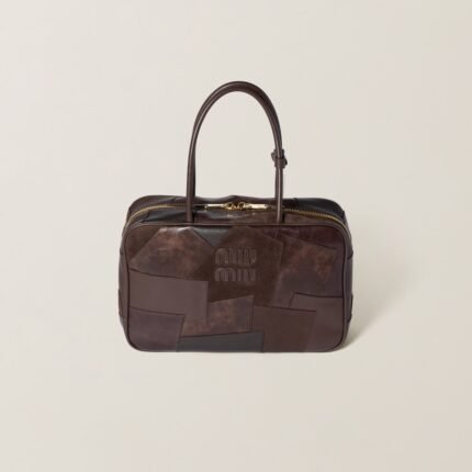 Leather patchwork Beau bag