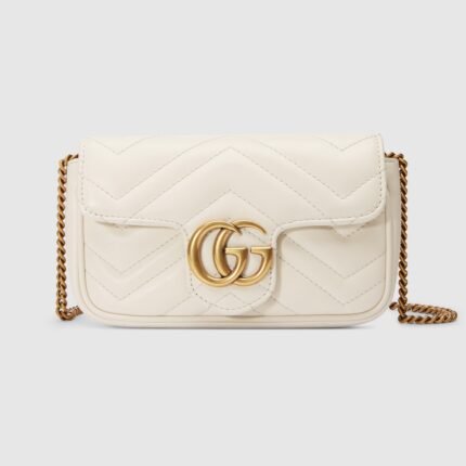 GG Marmont Leather Super Mini Bag