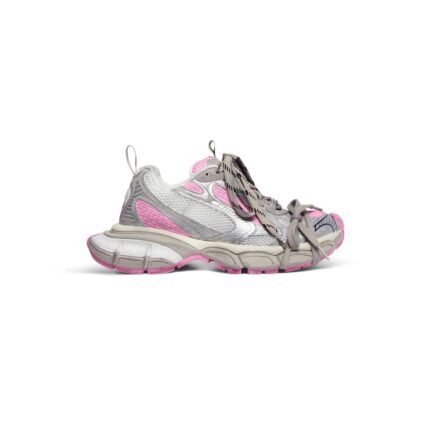 Womens 3xl Sneaker  in White/grey/pink