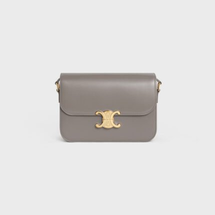 CLASSIQUE TRIOMPHE BAG IN SHINY CALFSKIN PEBBLE