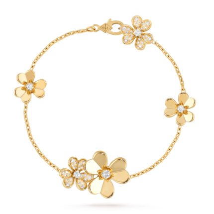 Frivole bracelet, 5 flowers