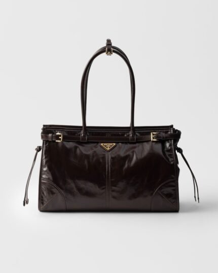 Prada Bonnie Large Leather Handbag