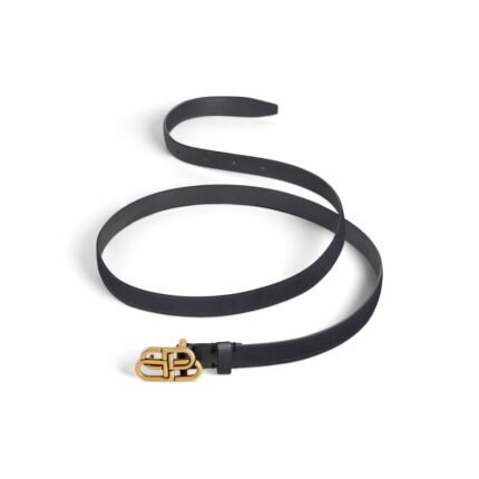 Women’s Bb Super Thin Belt in Black