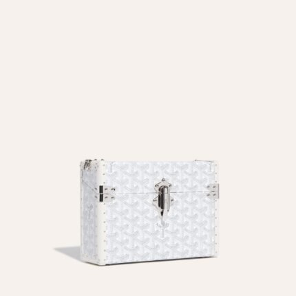 Goyard Cassette Trunk Bag White