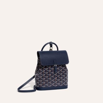 Goyard Alpin Mini Backpack Navy Blue