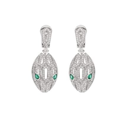 Serpenti Seduttori gilded snake earrings