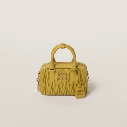 Small Arcadie matelassé nappa leather bag