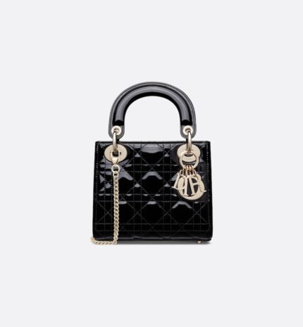 Dior Mini Dioriviera Lady Dior Bag – Patent Leather