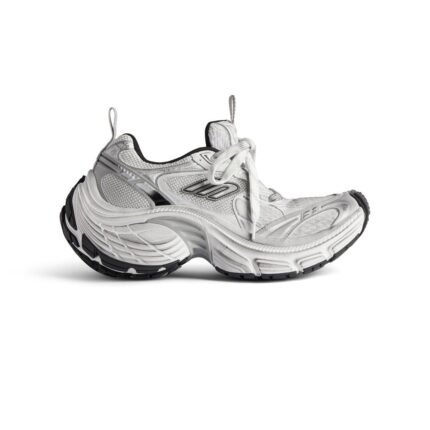 Mens 10xl Sneaker in White/black/gris