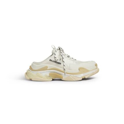 Mens Triple S Mule in White