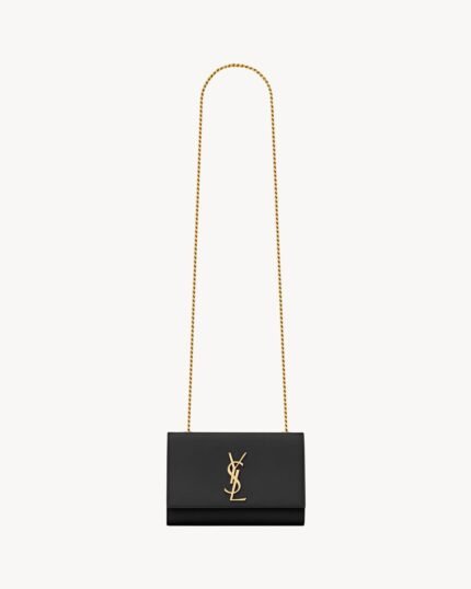 YSL Kate Small in Grain De Poudre Embossed Leather