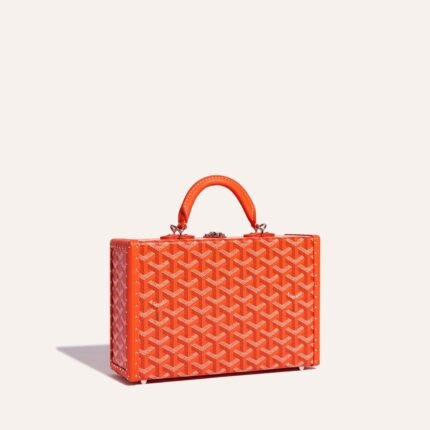 Goyard Grand H?tel Trunk Bag Orange
