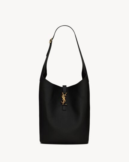 YSL LE 5 à 7 Hobo Grained Leather