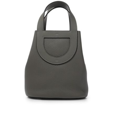 Hermes In-The-Loop 18 Gris Meyer Clemence and Swift Gold Hardware