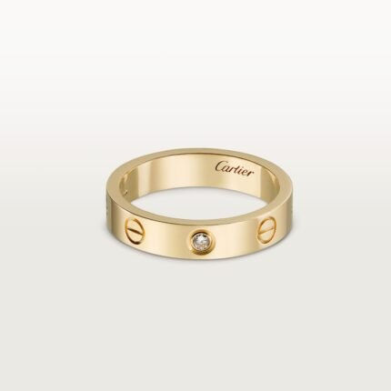 LOVE ring, small model, 1 diamond