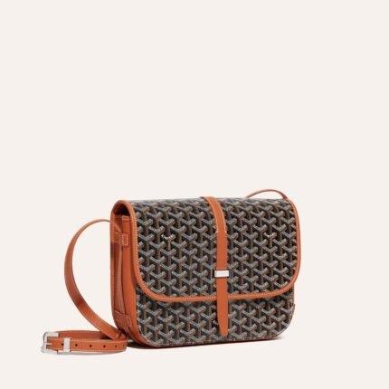 Goyard Belvedere MM Bag Black & Tan