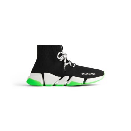 Mens Speed 2.0 Lace-up Recycled Knit Sneaker  in Black