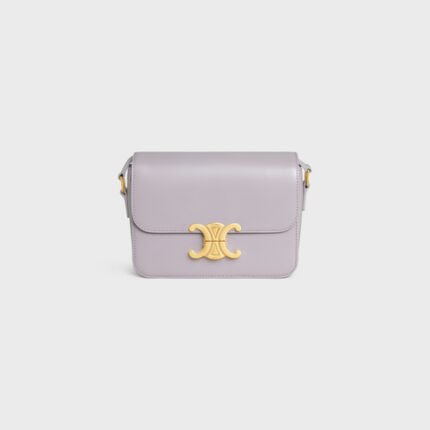TEEN TRIOMPHE BAG IN SHINY CALFSKIN LIGHT LILAC