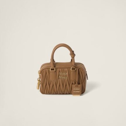 Small Arcadie matelassé nappa leather bag