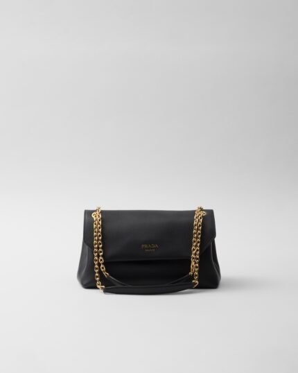 Prada Doux Medium Leather Shoulder Bag