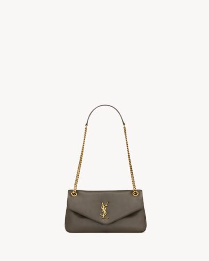 YSL CALYPSO Small in Plunged Lambskin