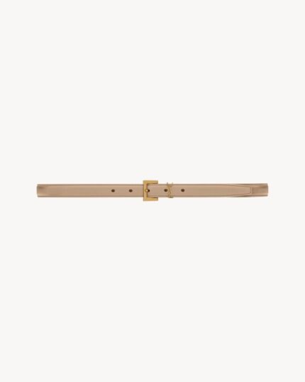 cassandre thin belt with square buckle in box saint laurent leather
