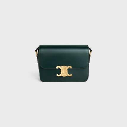 TEEN TRIOMPHE BAG IN SHINY CALFSKIN AMAZONE