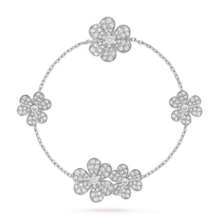 Frivole bracelet, 5 flowers
