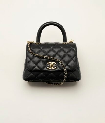 CHANEL MINI FLAP BAG WITH TOP HANDLE