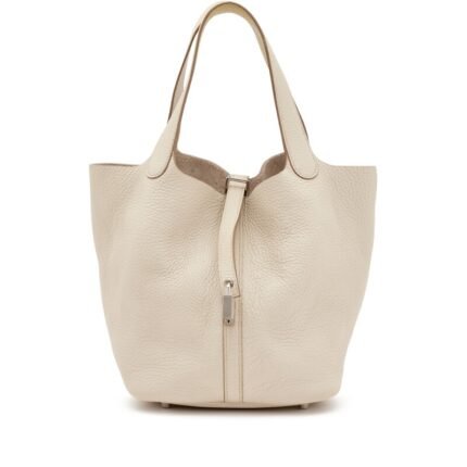 Hermes Beton Clemence Picotin Lock 22 Palladium Hardware