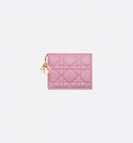 Mini Lady Dior Gardenia Wallet