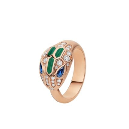 Serpenti Seduttori gilded snake ring