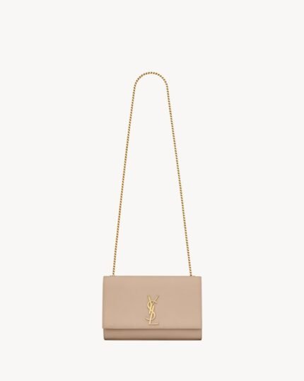 YSL Kate Medium in Grain De Poudre Embossed Leather