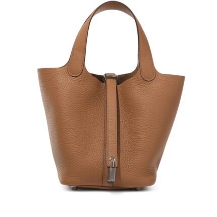 Hermes Biscuit Clemence Picotin Lock 18 Palladium Hardware