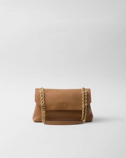 Prada Doux Medium Leather Shoulder Bag