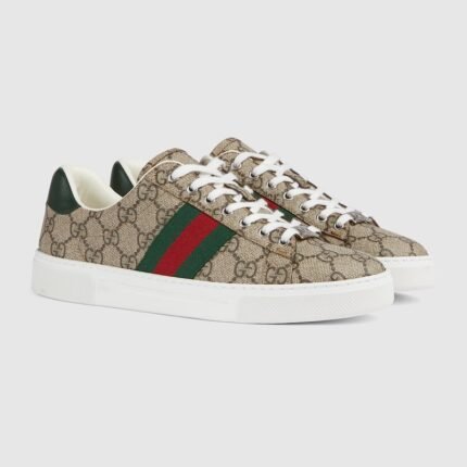 Womens Gucci Ace sneaker with Web