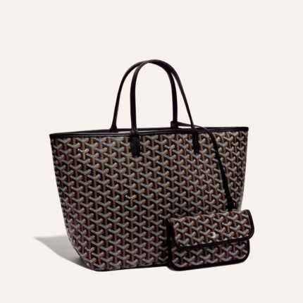 Goyard Saint Louis PM Tote Bag Black