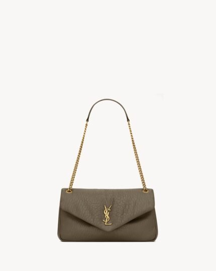 YSL CALYPSO Medium in Grained Lambskin