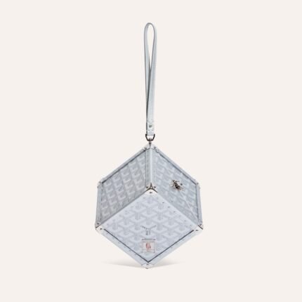 Goyard Dé Trunk Bag Silver