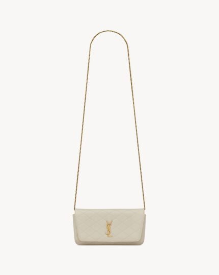 YSL Gaby Chain Phone Holder in Lambskin