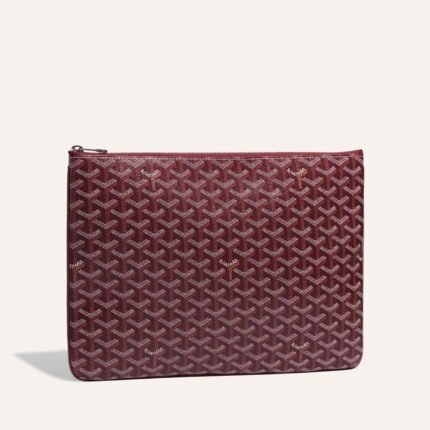 Goyard Senat MGM Pouch Burgundy
