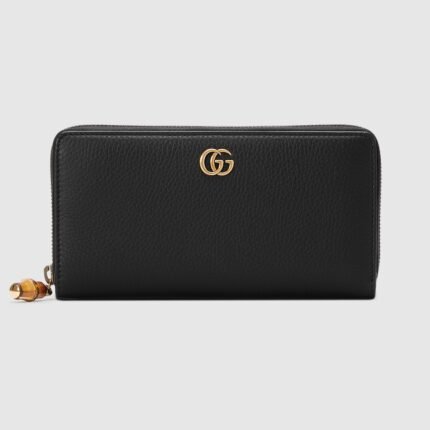 Zip Around Gucci Wallet With Bamboo
