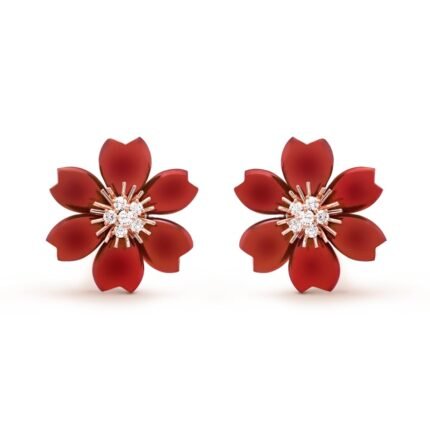 Rose de No?l earrings, small model