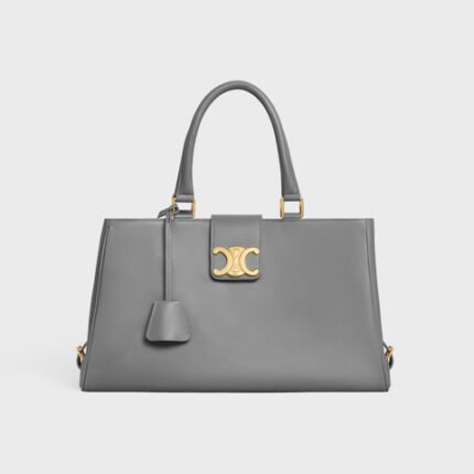 MEDIUM APPOLINE BAG IN SUPPLE CALFSKIN ZINC