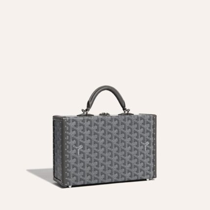 Goyard Grand H?tel Trunk Bag Grey