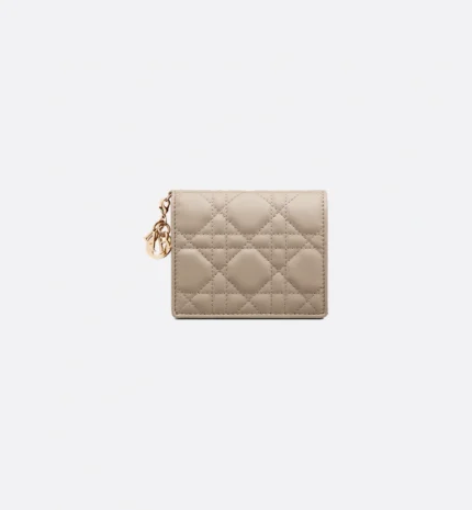 Mini Lady Dior Gardenia Wallet