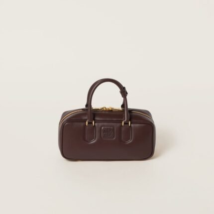 Large Arcadie leather bag