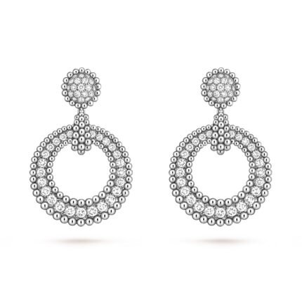 Perlée diamonds earrings