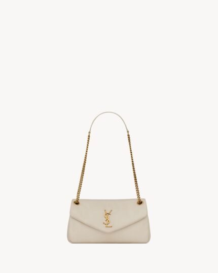 YSL CALYPSO Small in Plunged Lambskin