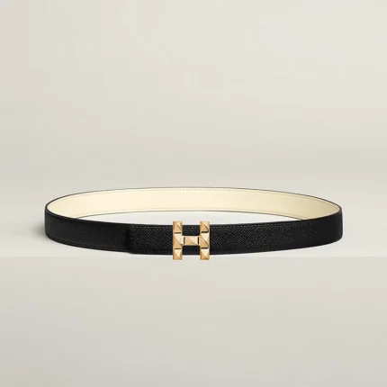 H Infini belt buckle & Reversible leather strap 24 mm